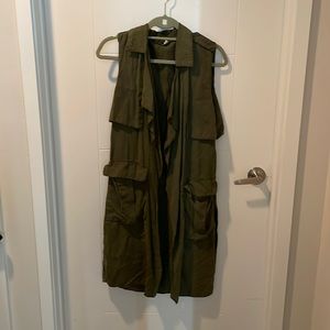 Zara utility army vest